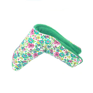 Green Floral Head Cover