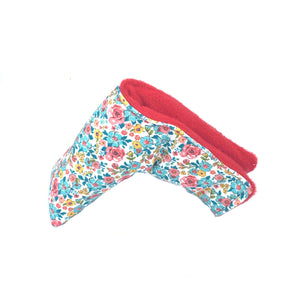 Red Floral Head Cover